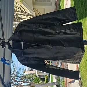 Woman Cintage Black leather jackaet